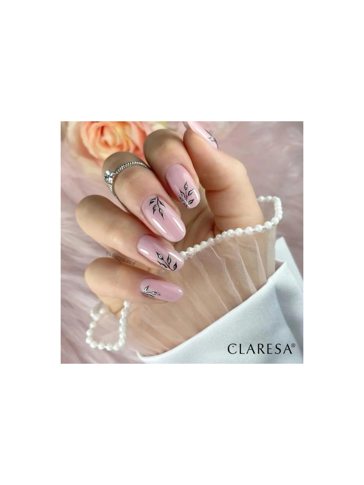 Claresa Gel costruttore Hard&Easy UV/LED gel costruttore rosa francese 12g