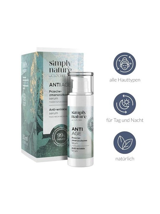 Clochee Siero antirughe e antietà Simple Nature 30ml