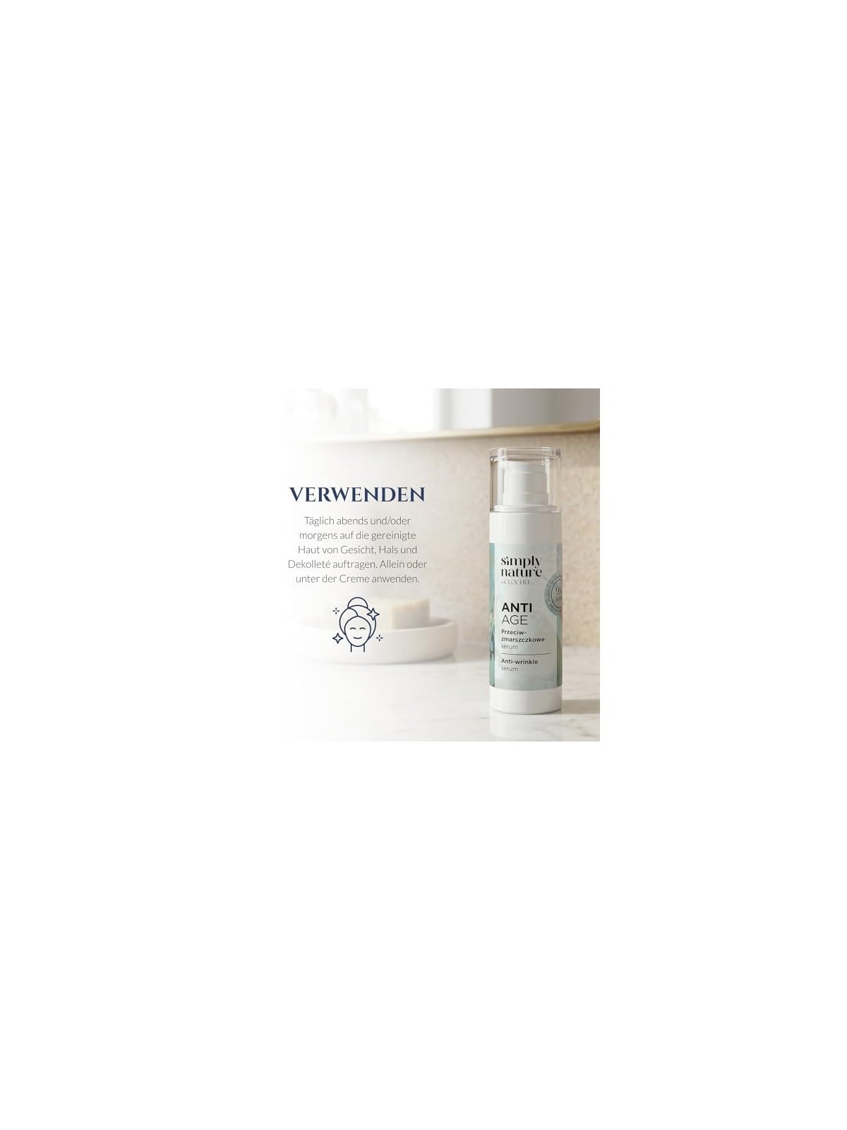 Clochee Siero antirughe e antietà Simple Nature 30ml