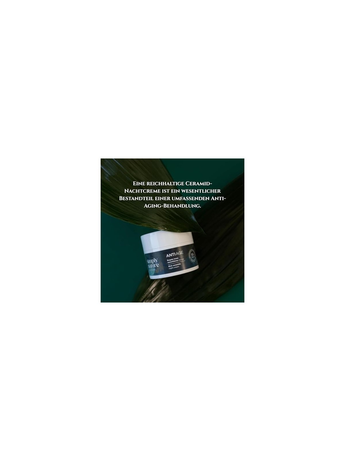 Clochee Simply Nature Crema notte anti-età ricca di ceramidi 50ml