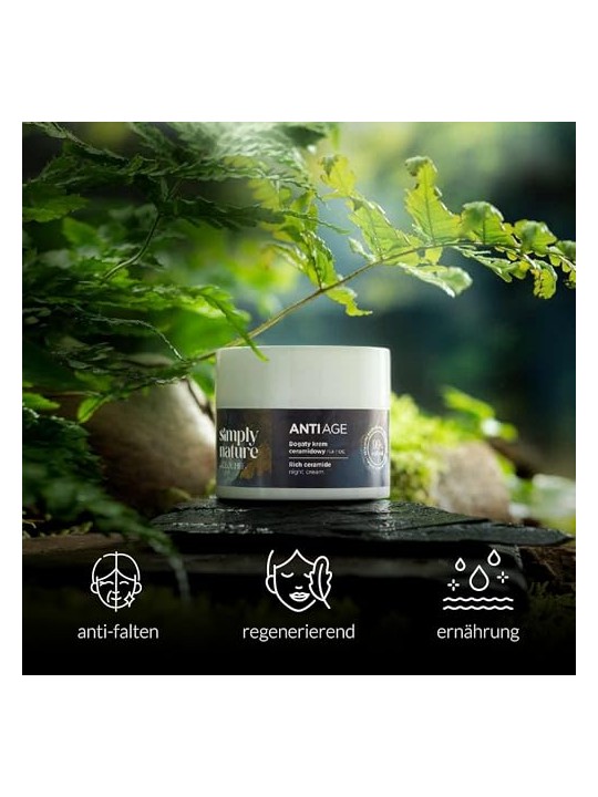 Clochee Simply Nature Crema notte anti-età ricca di ceramidi 50ml