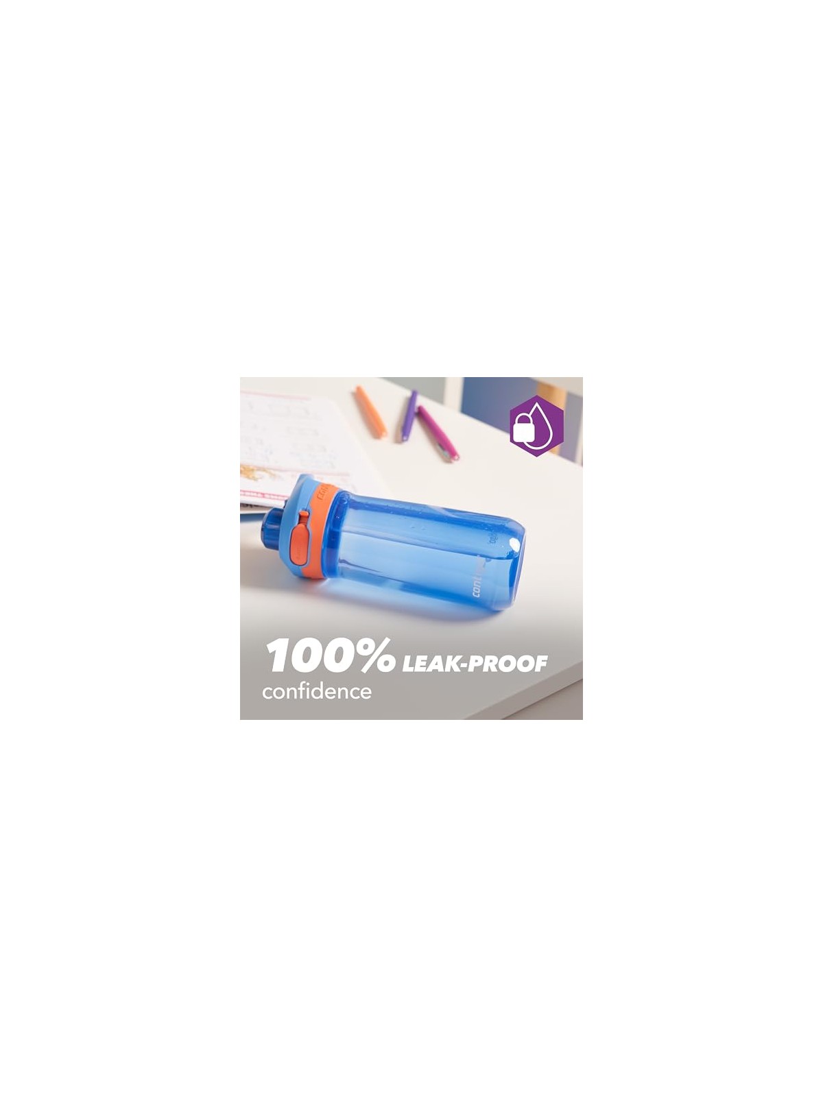 Contigo Biberon Jessie - Blu 420 ml bambino