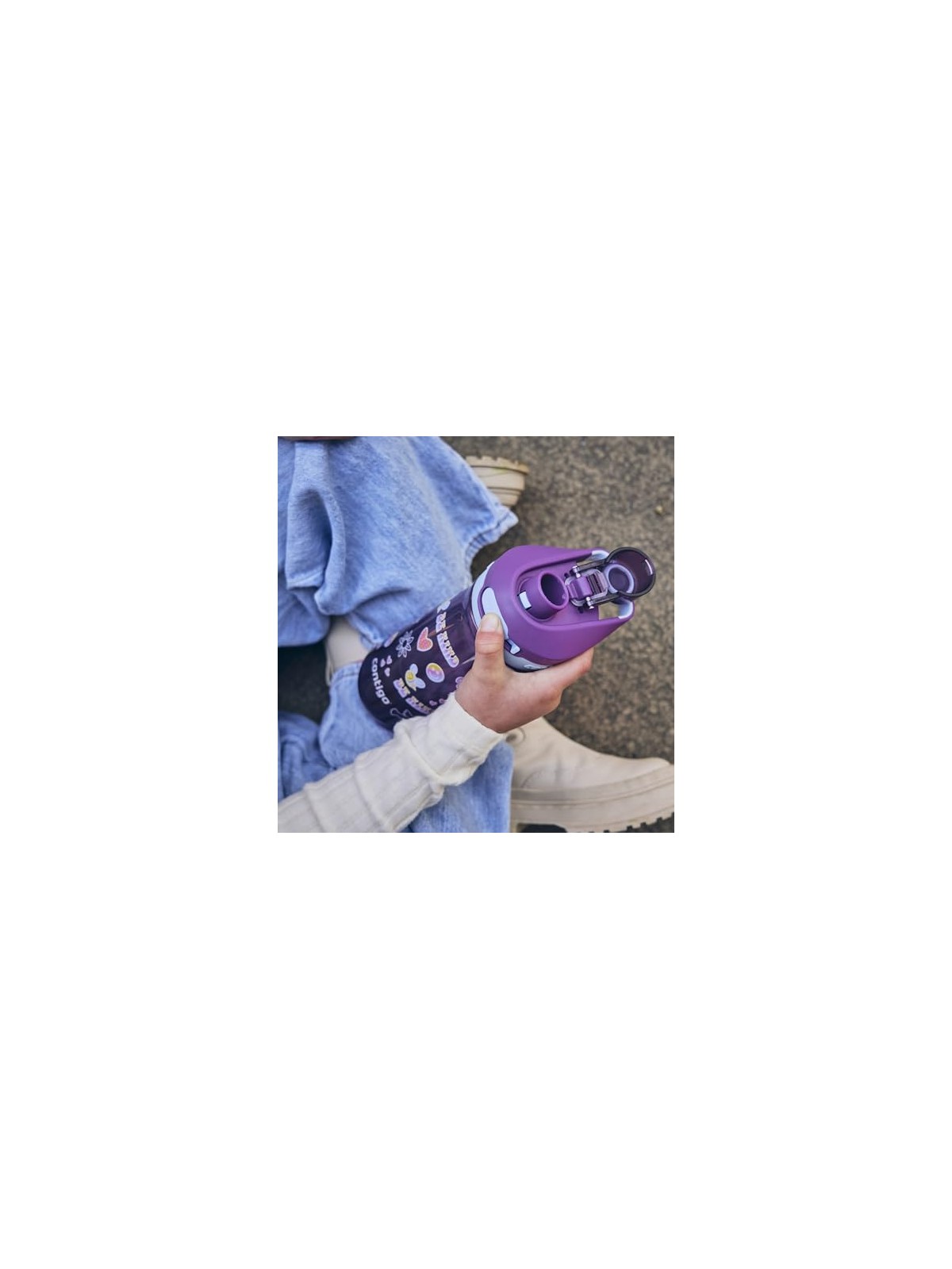 Contigo Biberon Jessie - Viola 420 ml bambino