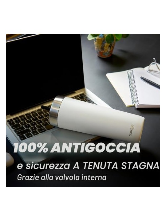 Contigo Bicchiere antigoccia Luxe - Bianco 720 ml unisex