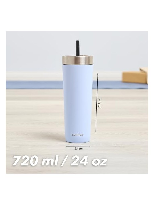 Contigo Bicchiere antigoccia Luxe - Blu 720 ml unisex
