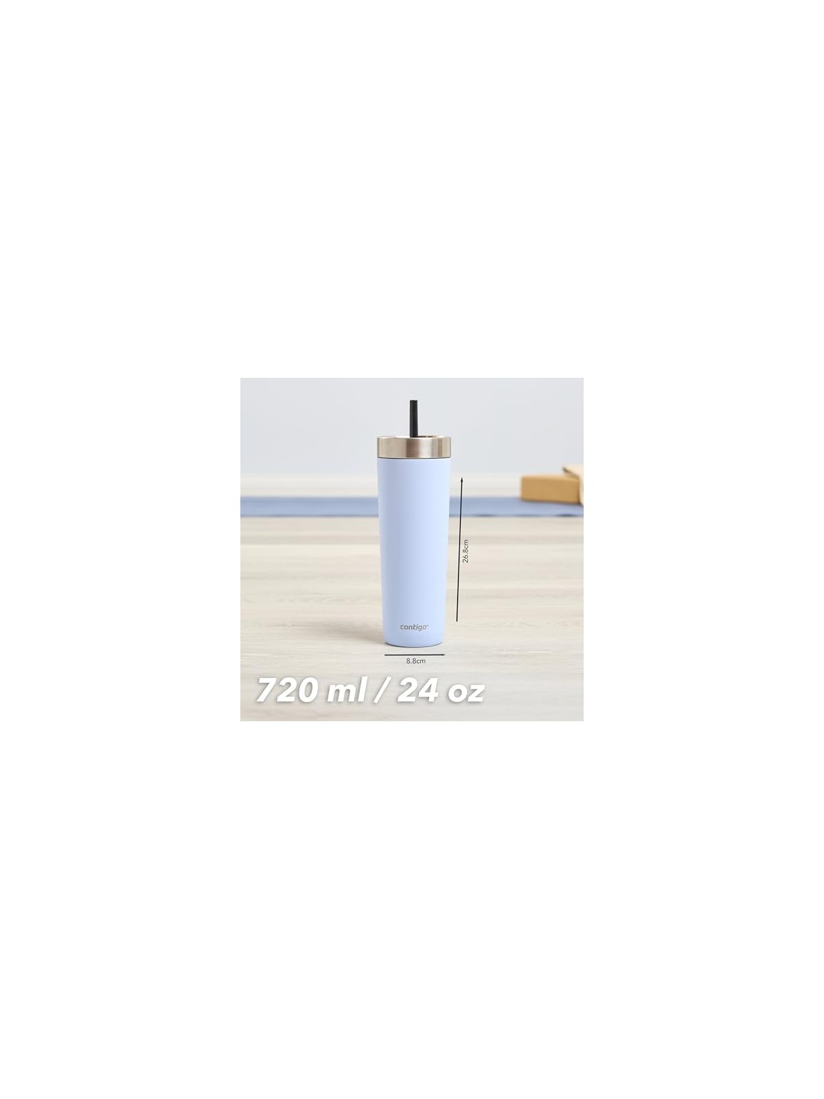 Contigo Bicchiere antigoccia Luxe - Blu 720 ml unisex