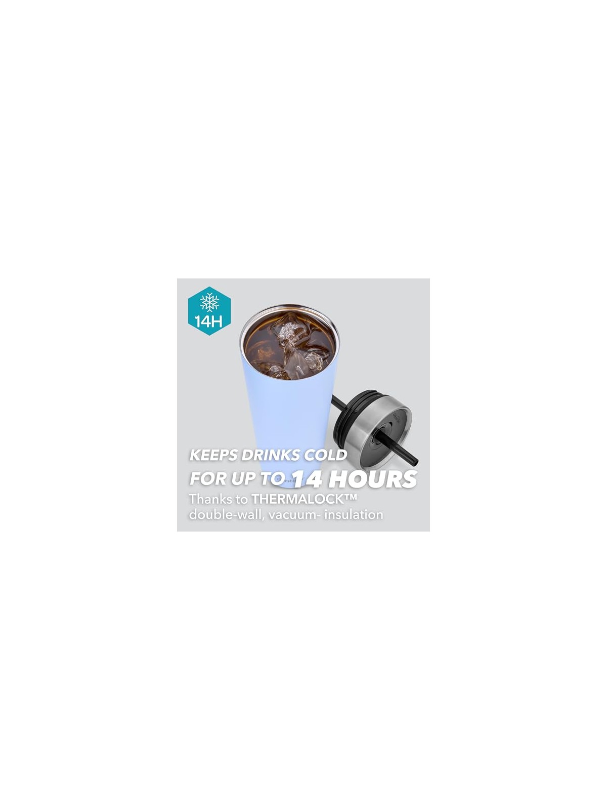 Contigo Bicchiere antigoccia Luxe - Blu 720 ml unisex