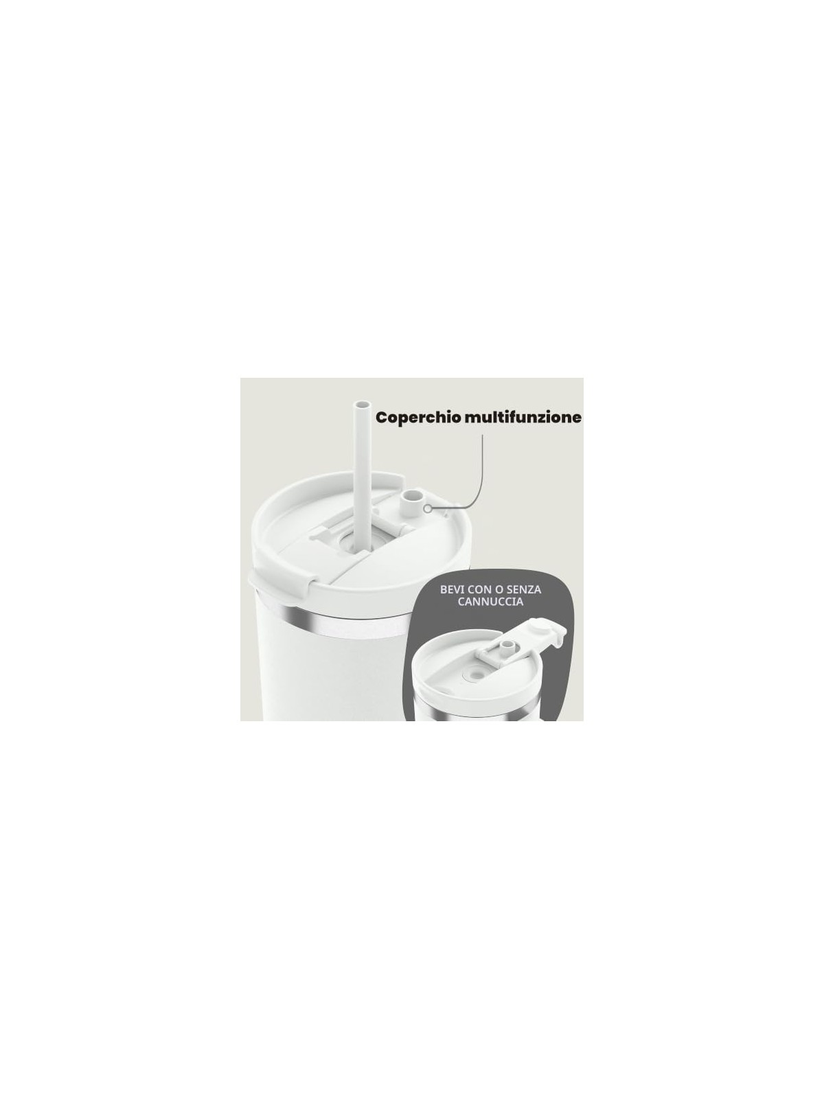 Contigo Bicchiere termico Thermalock - Bianco 1200 ml unisex