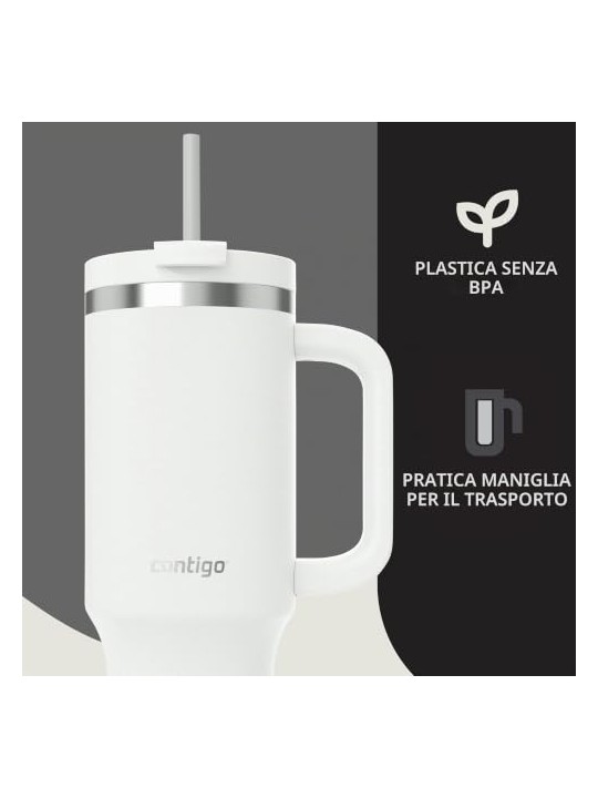Contigo Bicchiere termico Thermalock - Bianco 1200 ml unisex