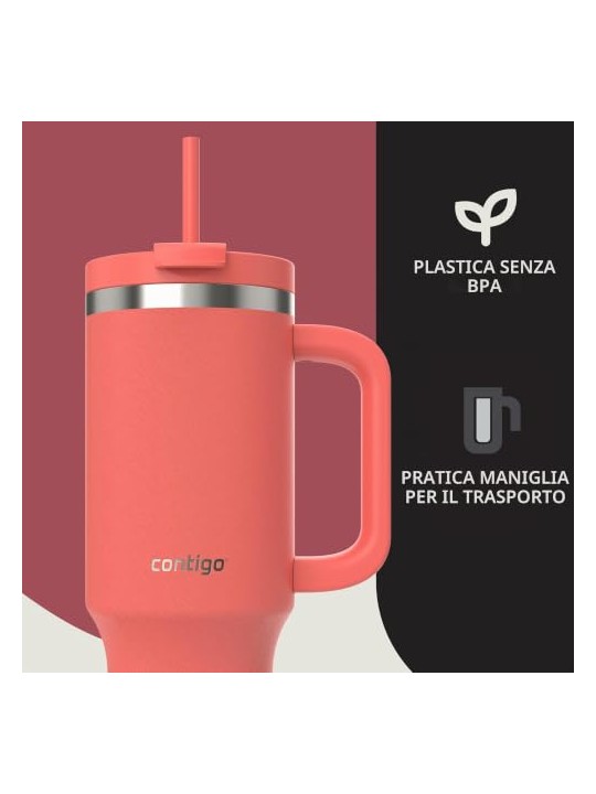Contigo Bicchiere termico Thermalock - Corallo 1200 ml unisex