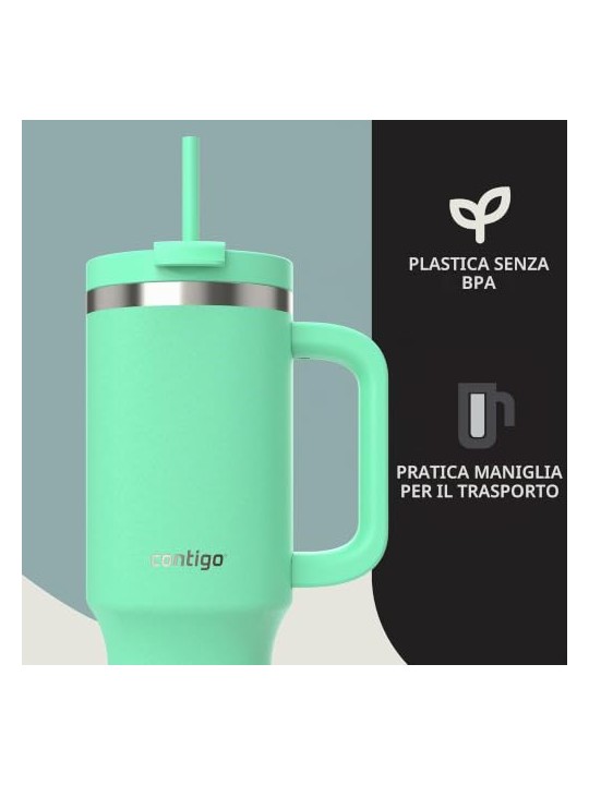 Contigo Bicchiere termico Thermalock - Verde 1200 ml unisex