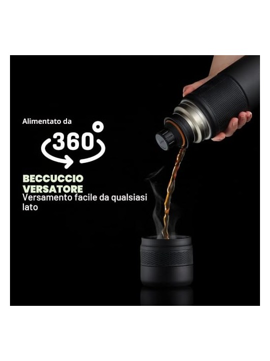 Contigo Borraccia termica Thermos - Nera 1200 ml unisex