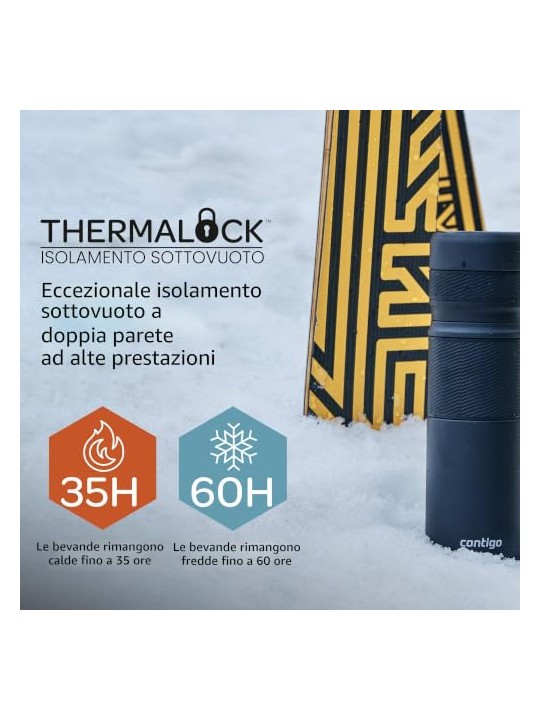 Contigo Borraccia termica Thermos - Nera 1200 ml unisex