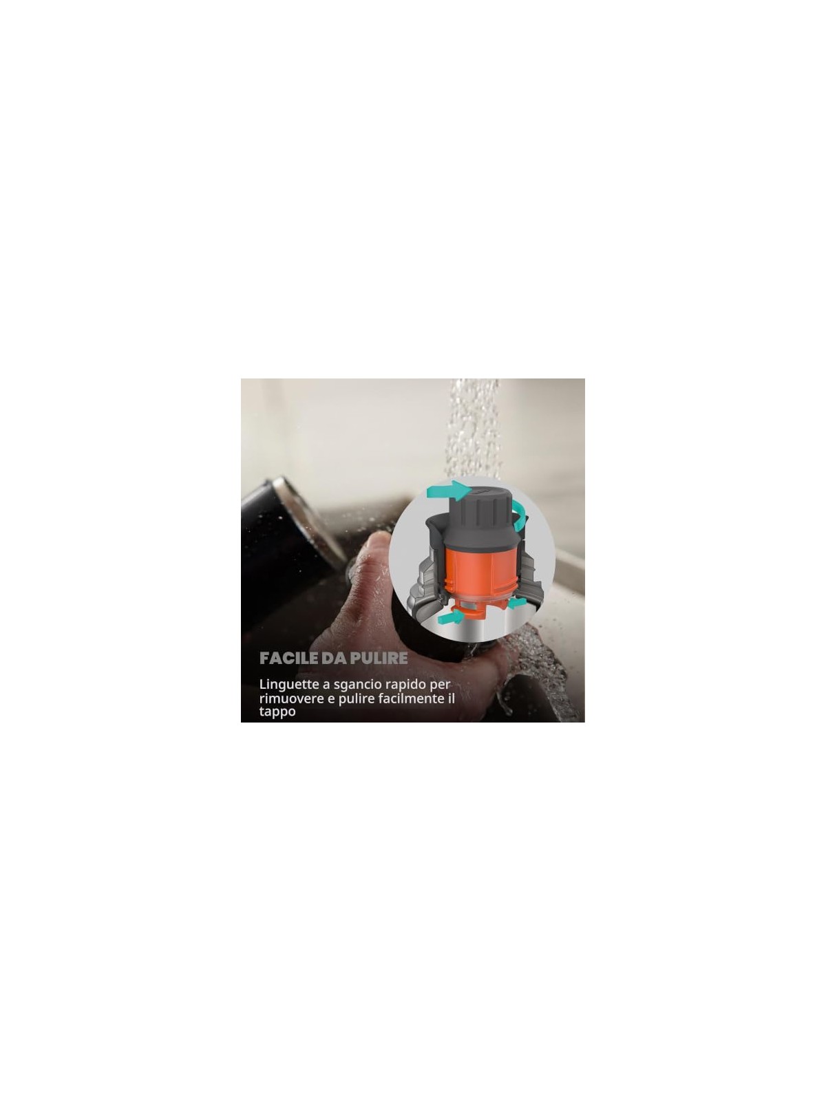 Contigo Borraccia termica Thermos - Nera 1200 ml unisex
