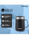 Contigo Tazza da scrivania Streeterville - Nera 420 ml unisex