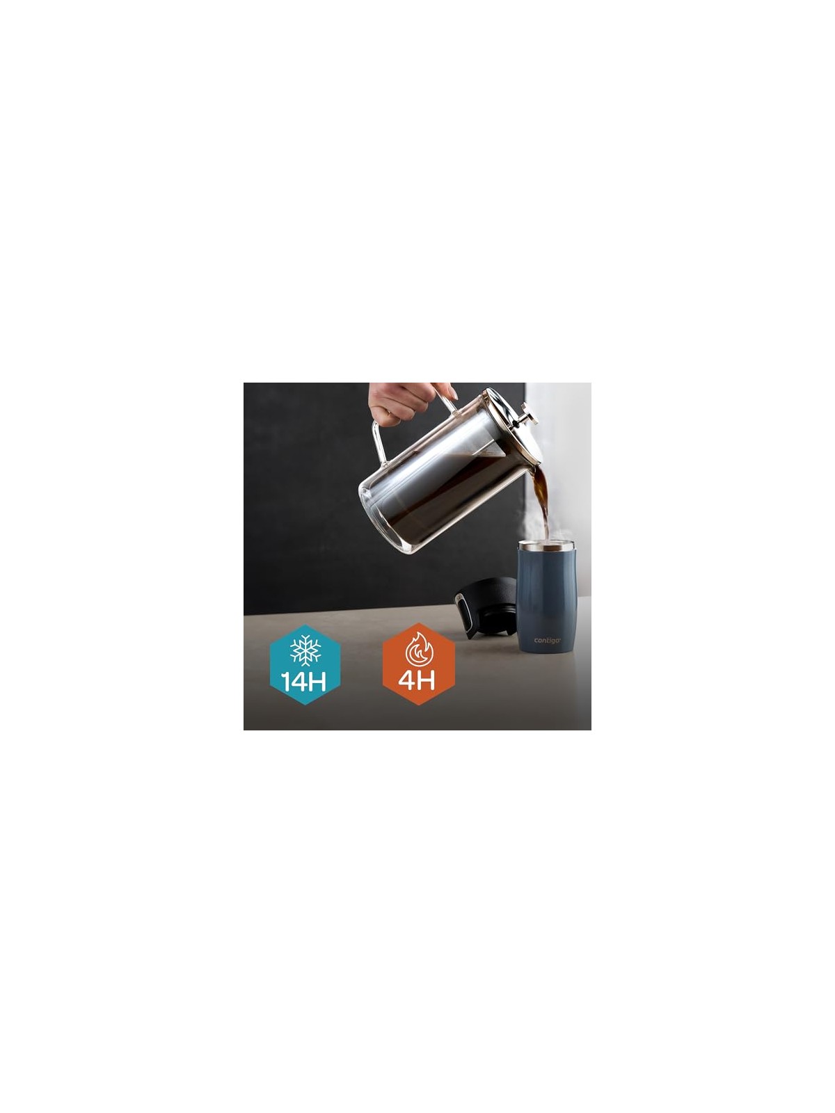 Contigo Tazza termica mini West Loop - Blu 300 ml unisex