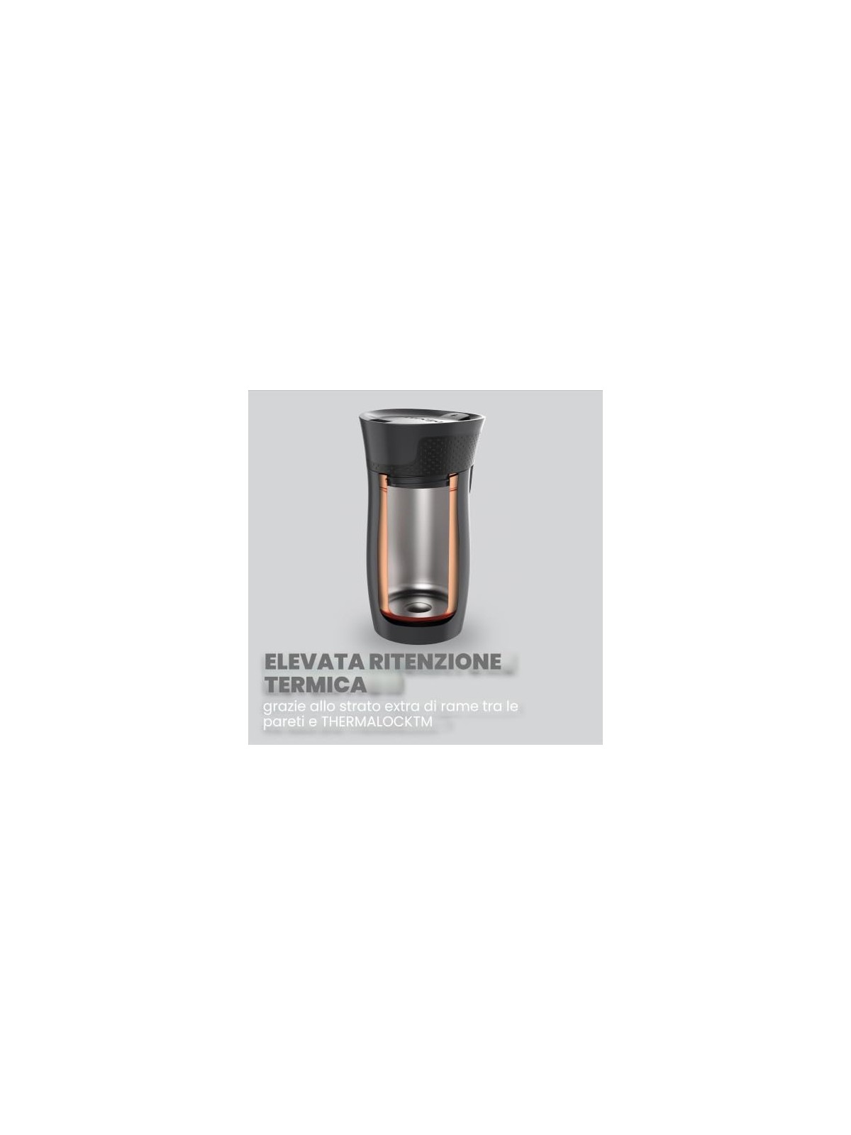 Contigo Tazza termica mini West Loop - Blu 300 ml unisex