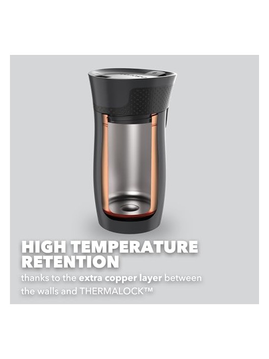 Contigo Tazza termica mini West Loop - Nera 300 ml unisex