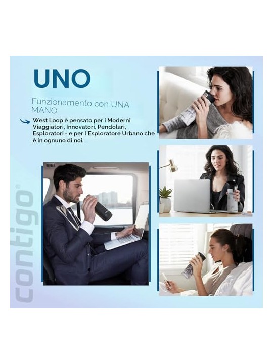 Contigo Tazza termica West Loop - Grigia 470 ml unisex