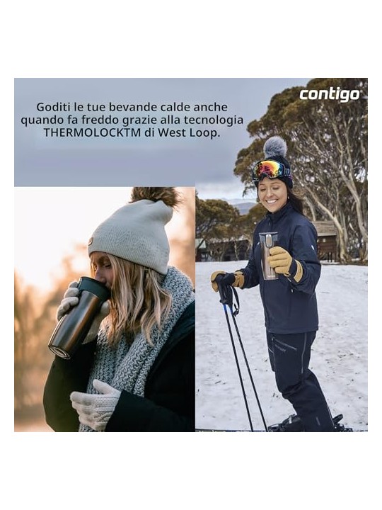 Contigo Tazza termica West Loop - Rossa 470 ml unisex