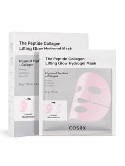 COSRX Set di maschere viso Lifting Glow Hydrogel Mask 3 x 34 g donna