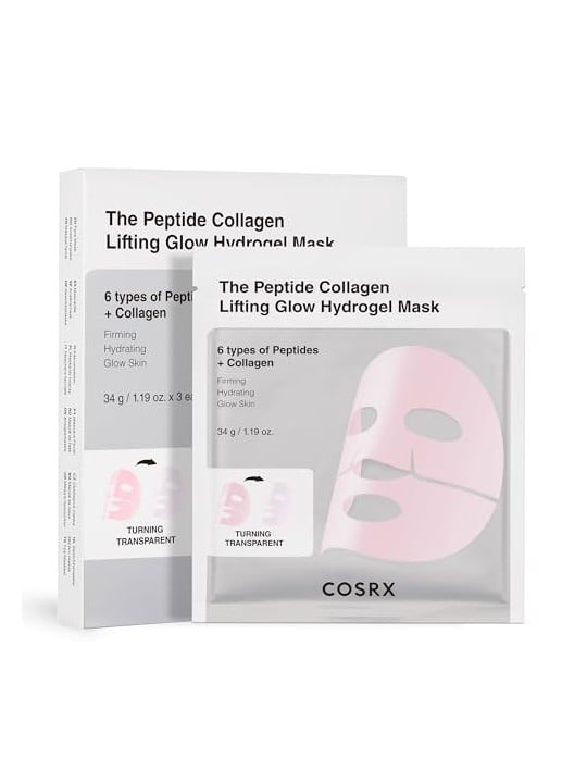 COSRX Set di maschere viso Lifting Glow Hydrogel Mask 3 x 34 g donna