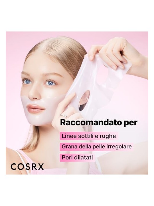 COSRX Set di maschere viso Lifting Glow Hydrogel Mask 3 x 34 g donna