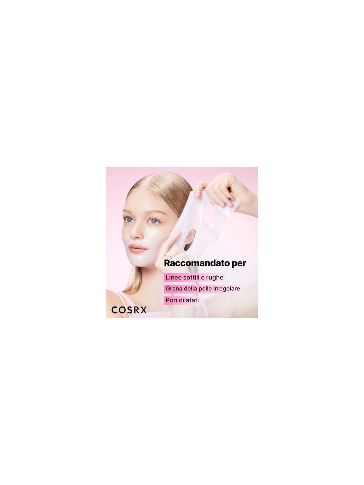 COSRX Set di maschere viso Lifting Glow Hydrogel Mask 3 x 34 g donna
