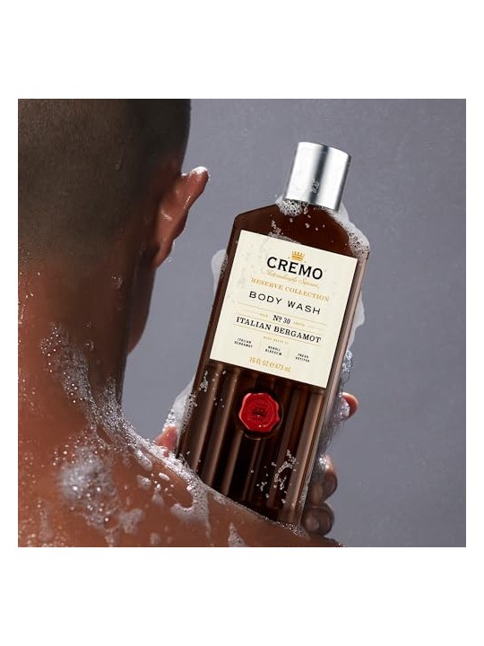 Cremo Bagnoschiuma al bergamotto italiano 473 ml uomo