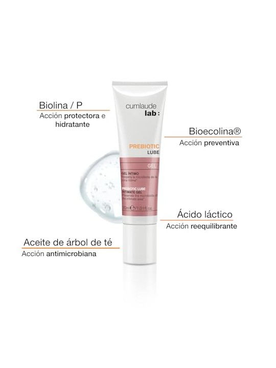 Cumlaude Lab Gel intimo lubrificante prebiotico 30ml donna