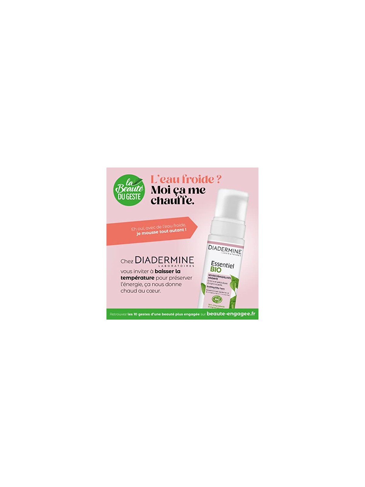 Diadermine Laboratoires Essentiel BIO Soothing Silky Foam 150ml