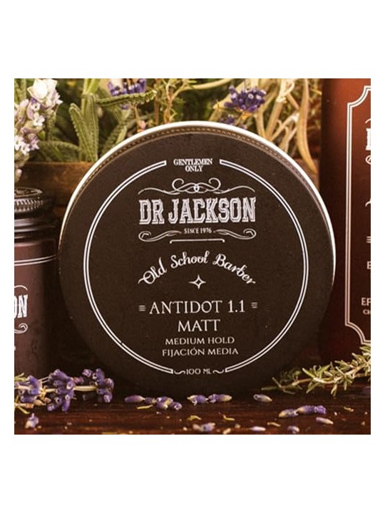 Dr.Jackson Cera per capelli opaca Antidot 1.1, tenuta media, 100 ml uomo