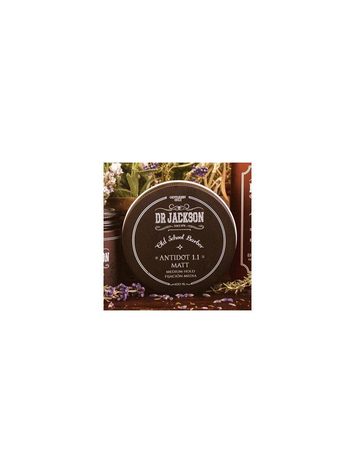 Dr.Jackson Cera per capelli opaca Antidot 1.1, tenuta media, 100 ml uomo