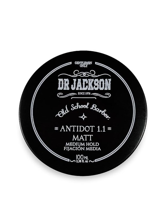 Dr.Jackson Cera per capelli opaca Antidot 1.1, tenuta media, 100 ml uomo