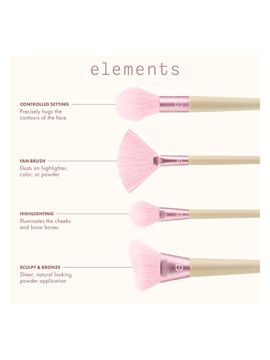 Set 4pz Ecotools ELEMENTS ARIA BACIATA DAL VENTO unisex