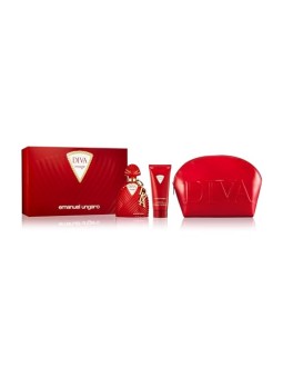 Emanuel Ungaro Ungaro Diva Rouge Epv 100ml Latte Corpo 100ml Borsa da toilette unisex