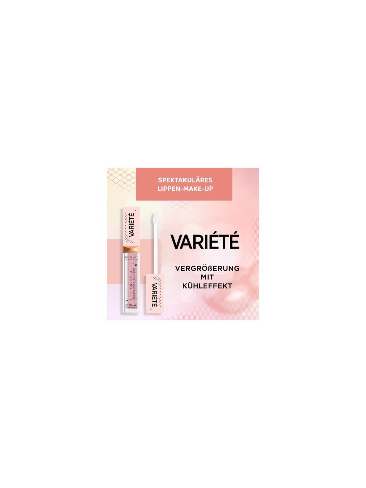 Eveline Variete Cooling Kisses Lucidalabbra rinfrescante e volumizzante 04 Candy Girl 6