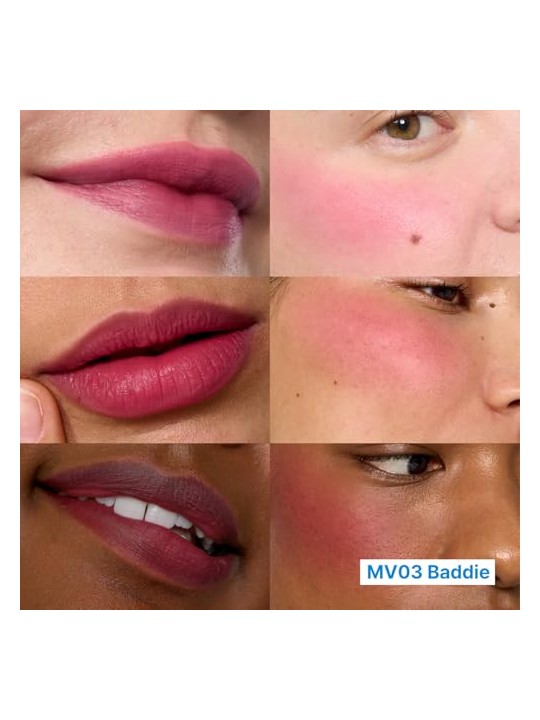 Fwee Lip&Cheek Blurry Pudding Pot pudding per makijaju solo in cheeks MV03 Baddie 5g