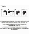 Glov Fascia per capelli Turbante morbido per capelli Bianco