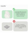 Glov Fascia per capelli Turbante morbido per capelli Bianco
