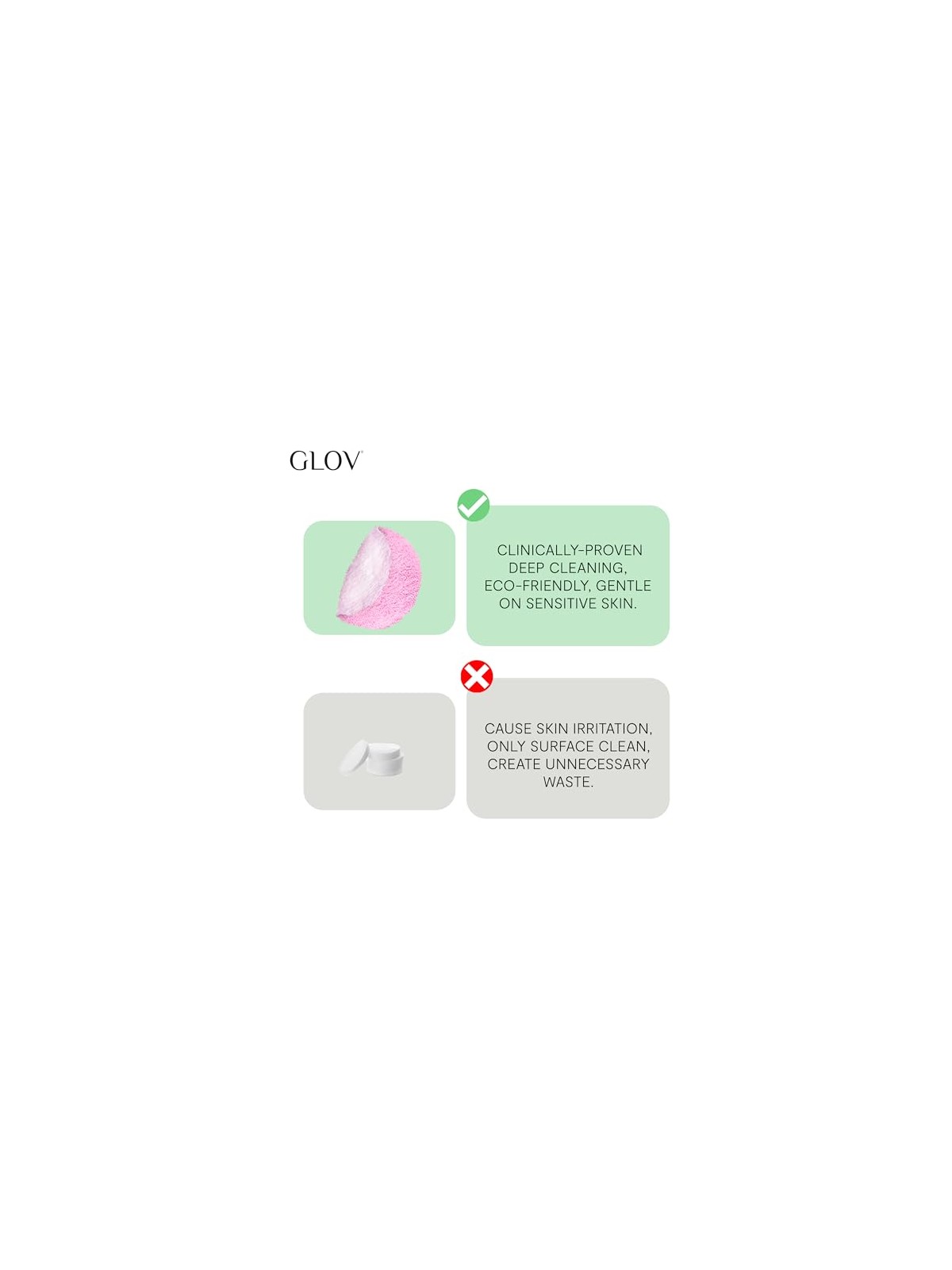 Glov Piatti di cosmetici gratuiti per due persone generose 5 pezzi