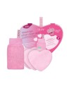 Glov SET Velvet Lips & Ever Clear Skin Scrubex guanto esfoliante per labbra + Cuscinetti cardiaci maneggabili dischetti viso