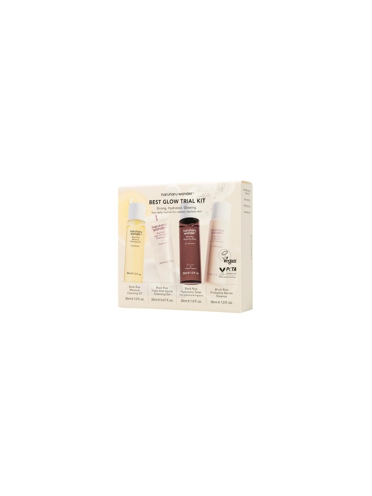 Haruharu Wonder Kit di prova Best Glow in confezione regalo donna