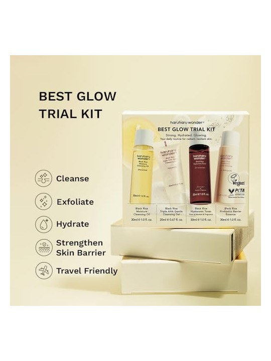 Haruharu Wonder Kit di prova Best Glow in confezione regalo donna