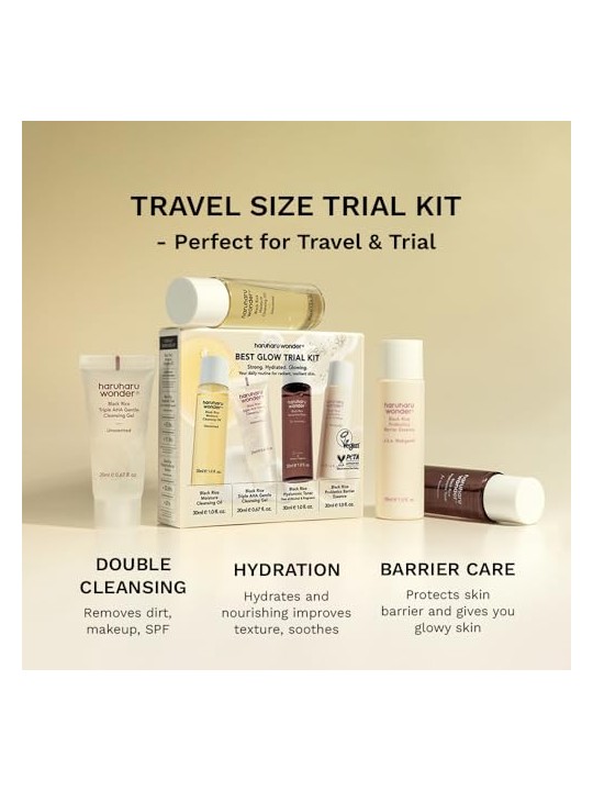 Haruharu Wonder Kit di prova Best Glow in confezione regalo donna