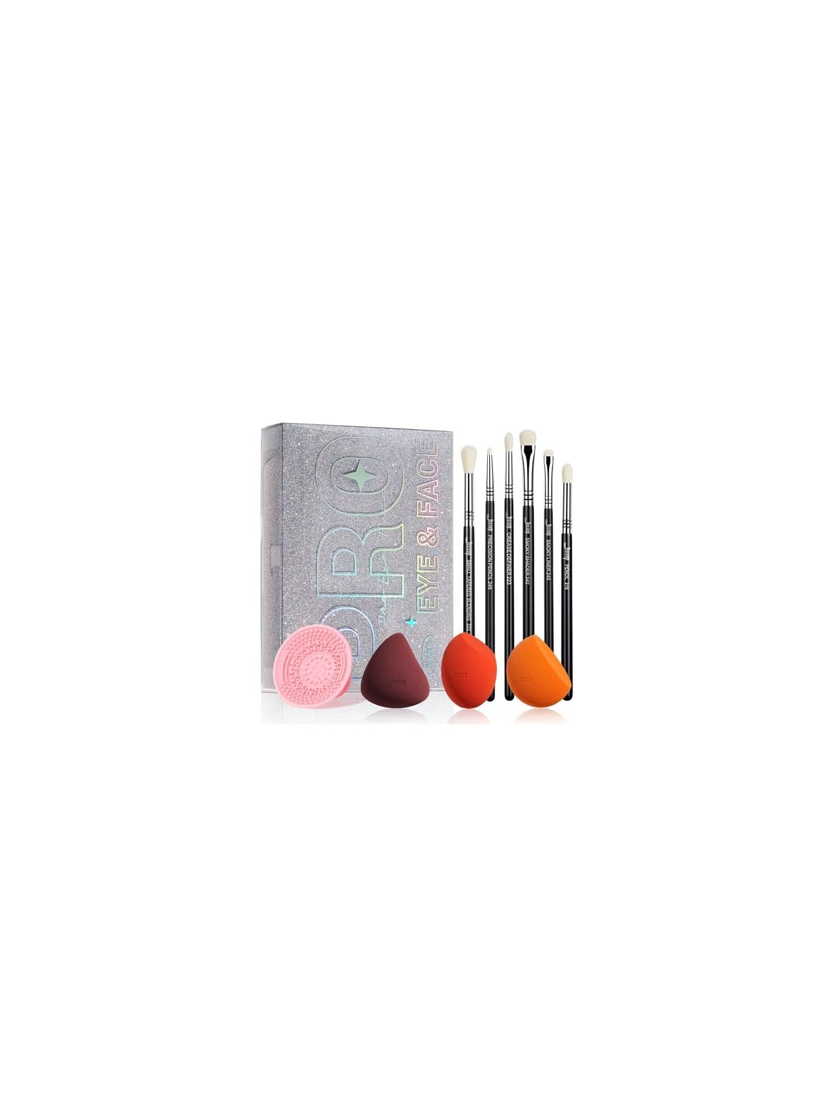 Jessup SET Beauty Kit Set di pennelli e spugnette in una scatola T504