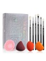 Jessup SET Beauty Kit Set di pennelli e spugnette in una scatola T504