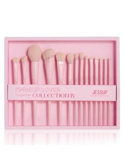 Jessup SET Make Up Lover Collection IV Pennelli per il trucco del viso T495 14 pezzi.