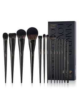Jessup SET Set di pennelli Makeup Lover Black Versa T336 14 pezzi.