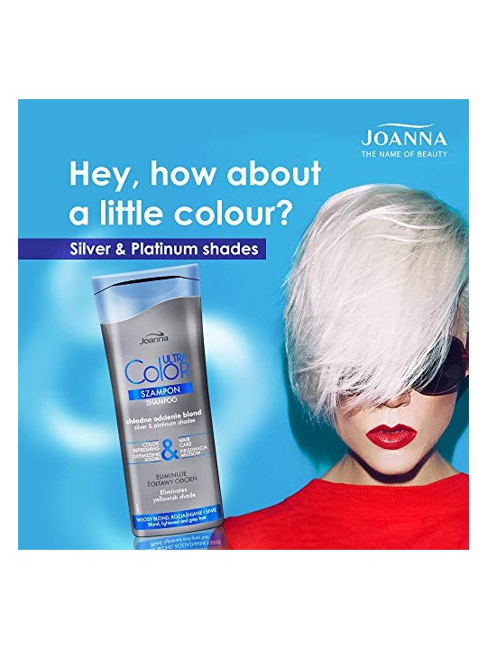 Joanna Shampoo Ultra Color System per capelli biondi, schiariti e grigi